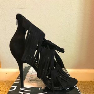 Wild Diva Fringe Heels